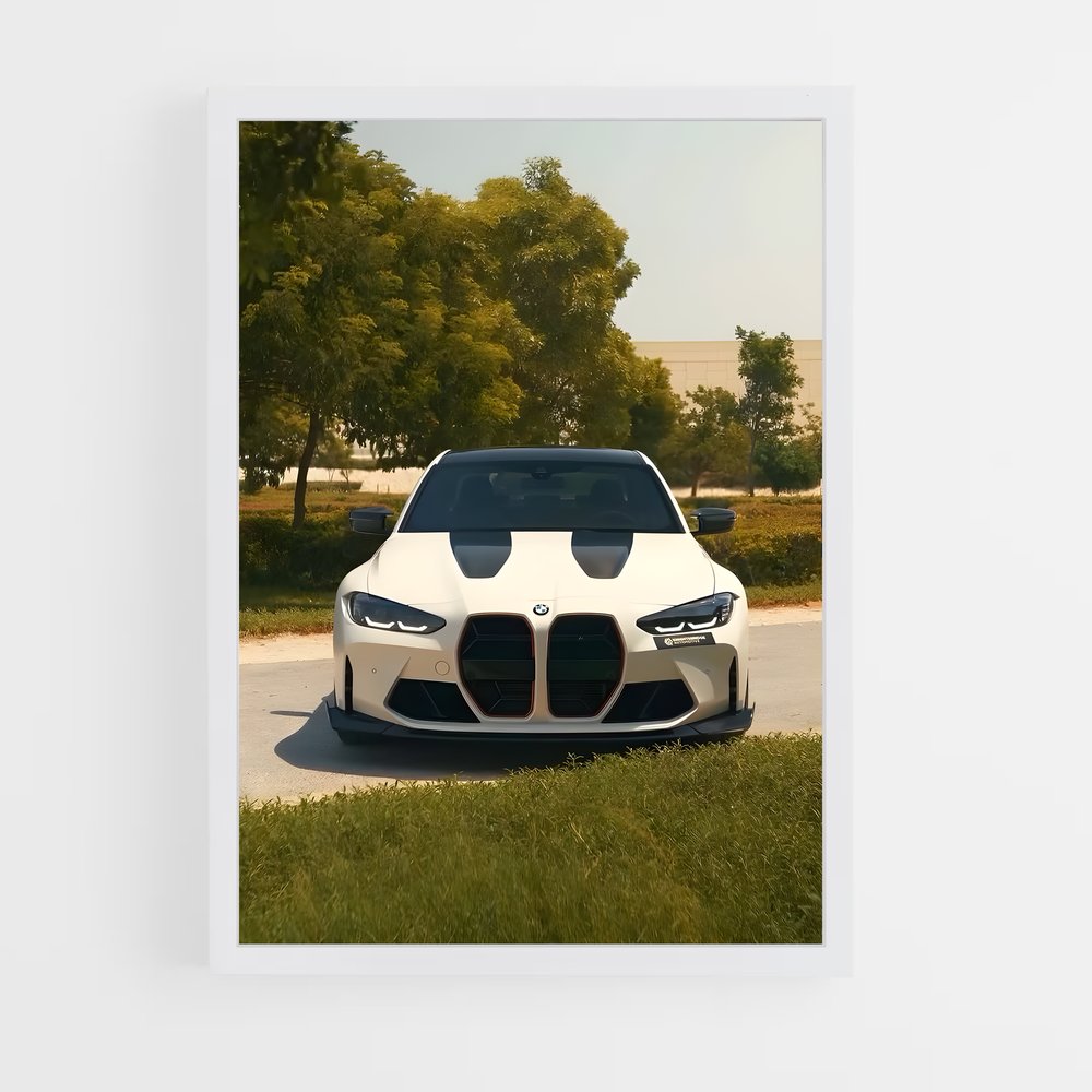Poster Élégance motorisée – affiche BMW (vue 3)